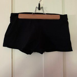 Capezio Black Dance Shorts